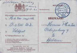 Veldpostkaarten Sergeant M. de Zee - mei 1940