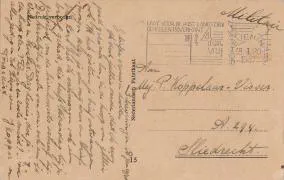 Veldpost Sliedrecht 18 januari 1940