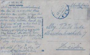 Veldpostkaart Wielrijder - 28 april 1940