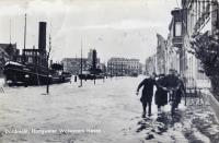 Dordrecht, Hoogwater Wolwevershaven - 12 februari 1940 thumbnail
