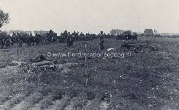 14. Duitse parachutisten en een Panzer II van de 9e pz. division in de buurt van de Tweede Tol tijdens de tweede wereldoorlog. image